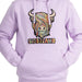 Adults Pastel Highland Cow Hooded Top Lilac - Heritage Of Scotland - LILAC