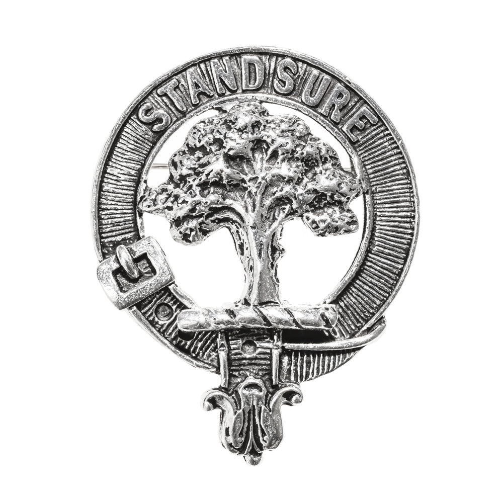 Anderson Clan Badge, Kilt Pin, Lapel Pin, Cufflinks, Keyring/Key Fob & Gift Set — Fine Pewter by Art Pewter — Made in Scotland (Shiny Finish) - Heritage Of Scotland - Badge