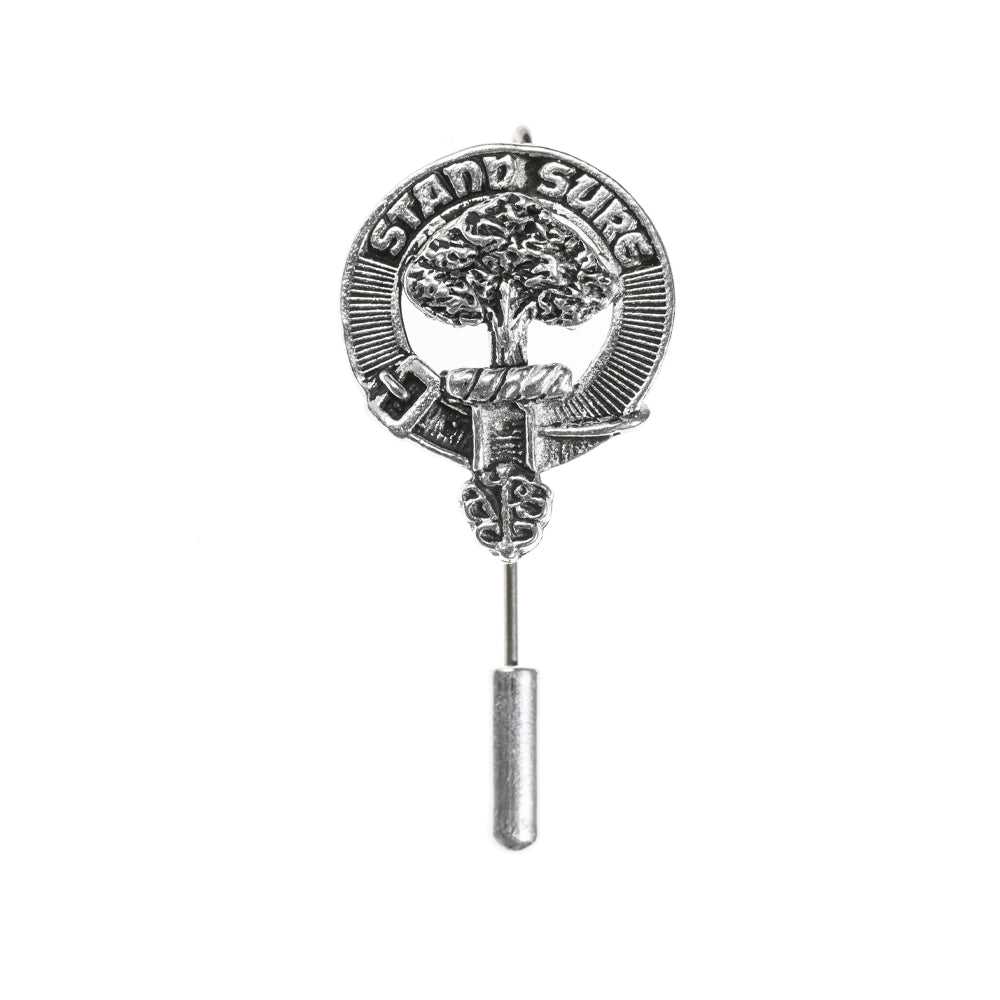 Anderson Clan Badge, Kilt Pin, Lapel Pin, Cufflinks, Keyring/Key Fob & Gift Set — Fine Pewter by Art Pewter — Made in Scotland (Shiny Finish) - Heritage Of Scotland - Lapel Pin
