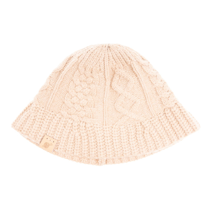 Aran Cable Bucket Hat - Heritage Of Scotland - OATMEAL