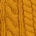 Aran Cable Button Wrap Scarf - Heritage Of Scotland - AMBER