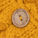 Aran Cable Button Wrap Scarf - Heritage Of Scotland - AMBER