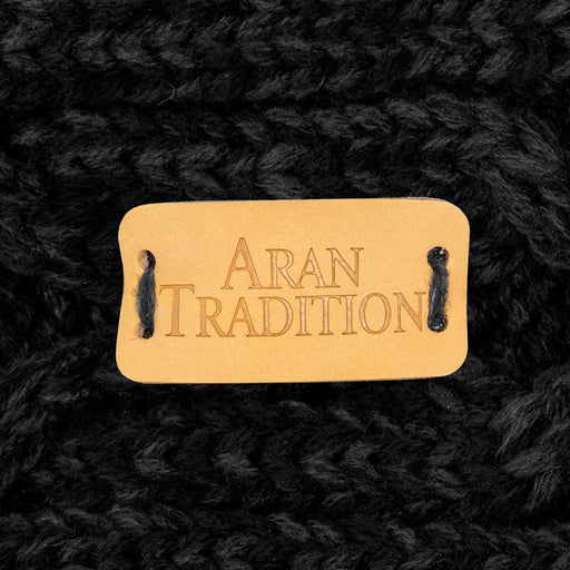 Aran Cable Headband Black - Heritage Of Scotland - BLACK