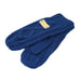 Aran Ladies Knitted 2 - Finger Mittens - Heritage Of Scotland - Navy