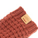 Aran Popcorn Handwarmers - Heritage Of Scotland - RUSTY