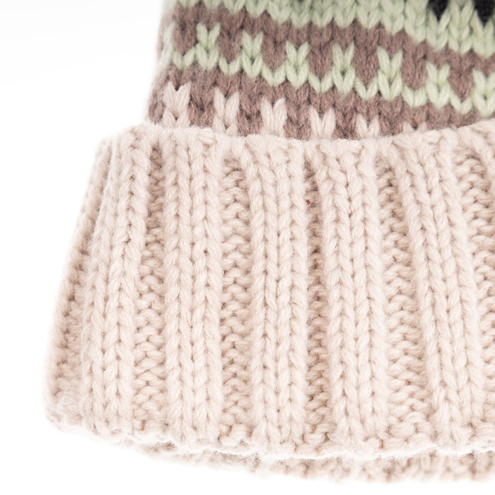 Aran Sheep Pom Pom Hat - Heritage Of Scotland - OATMEAL