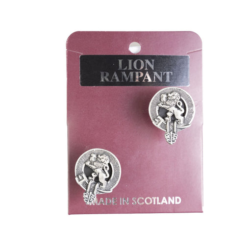 Art Pewter Antique Cufflinks Rampant Lion - Heritage Of Scotland - RAMPANT LION