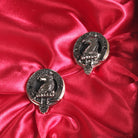 Baird Clan Badge, Kilt Pin, Lapel Pin, Cufflinks, Keyring/Key Fob & Gift Set — Fine Pewter by Art Pewter — Made in Scotland (Shiny Finish) - Heritage Of Scotland - Cufflinks