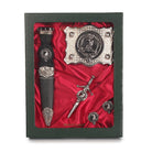 Baird Clan Badge, Kilt Pin, Lapel Pin, Cufflinks, Keyring/Key Fob & Gift Set — Fine Pewter by Art Pewter — Made in Scotland (Shiny Finish) - Heritage Of Scotland - Gift Set