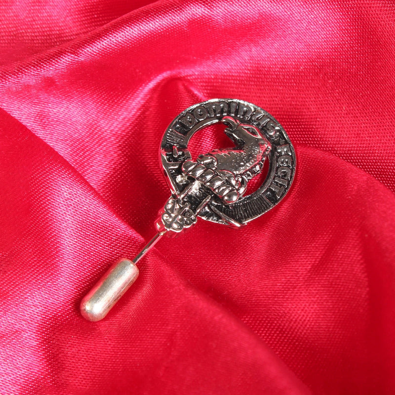 Baird Clan Badge, Kilt Pin, Lapel Pin, Cufflinks, Keyring/Key Fob & Gift Set — Fine Pewter by Art Pewter — Made in Scotland (Shiny Finish) - Heritage Of Scotland - Lapel Pin