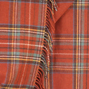 Ballantrae Highland Wool Blend Scottish Tartan Blanket Throw - Recycled Wool - 155 x 190 cm - STEWART ROYAL ANTIQUE - Heritage Of Scotland - 