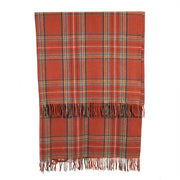 Ballantrae Highland Wool Blend Scottish Tartan Blanket Throw - Recycled Wool - 155 x 190 cm - STEWART ROYAL ANTIQUE - Heritage Of Scotland - 
