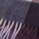 Balmoral 100% Cashmere Woven Scarf Tartan and Checks - Made in Scotland - BLOCK CHECK PINK - Heritage Of Scotland -