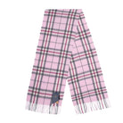 Balmoral 100% Cashmere Woven Scarf Tartan and Checks - Made in Scotland - THOMSON PINK - Heritage Of Scotland -