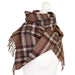 Balmoral 100% Cashmere Woven Scarf Tartans and Checks - Made in Scotland - Heritage Of Scotland - EXPLODED BRUCE NAVY