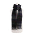 Balmoral 100% Cashmere Woven Scarf Tartans and Checks - Made in Scotland - Heritage Of Scotland - FINE CHECK NAVY