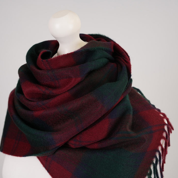 Balmoral 100% Cashmere Woven Scarf Tartans and Checks - Made in Scotland - Heritage Of Scotland - LINDSAY