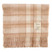 Balmoral 100% Cashmere Woven Scarf Tartans and Checks - Made in Scotland - Heritage Of Scotland - MORAY CHECK NATURAL