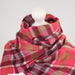 Balmoral 100% Cashmere Woven Scarf Tartans and Checks - Made in Scotland - Heritage Of Scotland - REGULAR BRUCE PINK