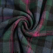 Balmoral Highland Wool Blend Scottish Tartan Blanket Throw - Recycled Wool - 155 x 190 cm - BAIRD - Heritage Of Scotland -