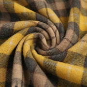Balmoral Highland Wool Blend Scottish Tartan Blanket Throw - Recycled Wool - 155 x 190 cm - BUCHANAN NATURAL - Heritage Of Scotland -