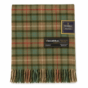 Balmoral Highland Wool Blend Scottish Tartan Blanket Throw - Recycled Wool - 155 x 190 cm - FRASER HUNTING - Heritage Of Scotland -