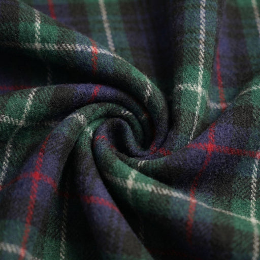 Balmoral Highland Wool Blend Scottish Tartan Blanket Throw - Recycled Wool - 155 x 190 cm - MACKENZIE - Heritage Of Scotland -