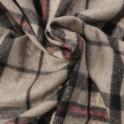 Balmoral Woollen Knee Blanket with Fringed Edges - Thompson Grey - Heritage Of Scotland - 