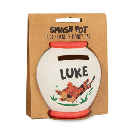 Bamboo Crew Smash Pot Money Jar - S Luke - Heritage Of Scotland - LUKE