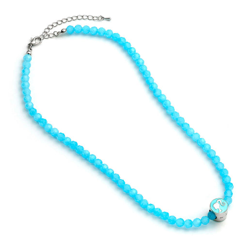 Barbie Blue Bead Necklace Silhouette Pen - Heritage Of Scotland - NA