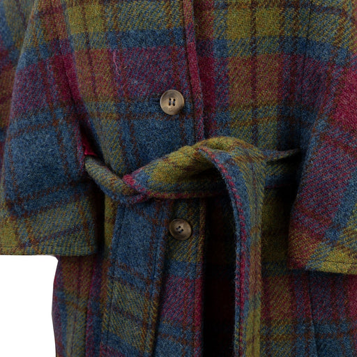 Belted Cape Harris Tweed Pink Lovat - Heritage Of Scotland - PINK LOVAT