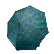 Black Watch Tartan Compact Folding Umbrella – Classic Check Design - Heritage Of Scotland - 