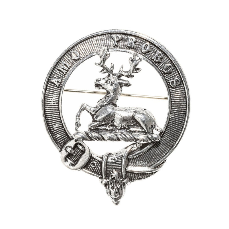 Blair Clan Badge, Kilt Pin, Lapel Pin, Cufflinks, Keyring/Key Fob & Gift Set — Fine Pewter by Art Pewter — Made in Scotland (Shiny Finish) - Heritage Of Scotland - Badge