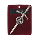 Blair Clan Badge, Kilt Pin, Lapel Pin, Cufflinks, Keyring/Key Fob & Gift Set — Fine Pewter by Art Pewter — Made in Scotland (Shiny Finish) - Heritage Of Scotland - Kilt Pin