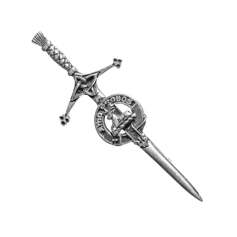 Blair Clan Badge, Kilt Pin, Lapel Pin, Cufflinks, Keyring/Key Fob & Gift Set — Fine Pewter by Art Pewter — Made in Scotland (Shiny Finish) - Heritage Of Scotland - Kilt Pin