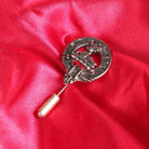 Blair Clan Badge, Kilt Pin, Lapel Pin, Cufflinks, Keyring/Key Fob & Gift Set — Fine Pewter by Art Pewter — Made in Scotland (Shiny Finish) - Heritage Of Scotland - Lapel Pin