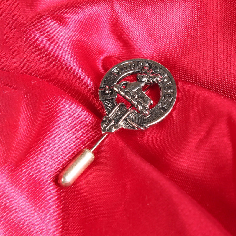 Blair Clan Badge, Kilt Pin, Lapel Pin, Cufflinks, Keyring/Key Fob & Gift Set — Fine Pewter by Art Pewter — Made in Scotland (Shiny Finish) - Heritage Of Scotland - Lapel Pin