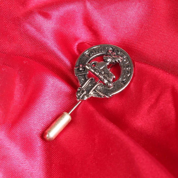 Blair Clan Badge, Kilt Pin, Lapel Pin, Cufflinks, Keyring/Key Fob & Gift Set — Fine Pewter by Art Pewter — Made in Scotland (Shiny Finish) - Heritage Of Scotland - Lapel Pin