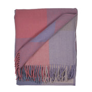 Block Check Herringbone Blanket Pastles - Heritage Of Scotland - PASTLES