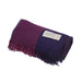 Block Check Herringbone Blanket Purple Mix - Heritage Of Scotland - PURPLE MIX