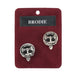 Brodie Clan Badge, Kilt Pin, Lapel Pin, Cufflinks, Keyring/Key Fob & Gift Set — Fine Pewter by Art Pewter — Made in Scotland (Shiny Finish) - Heritage Of Scotland - Cufflinks