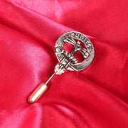 Brodie Clan Badge, Kilt Pin, Lapel Pin, Cufflinks, Keyring/Key Fob & Gift Set — Fine Pewter by Art Pewter — Made in Scotland (Shiny Finish) - Heritage Of Scotland - Lapel Pin