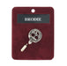 Brodie Clan Badge, Kilt Pin, Lapel Pin, Cufflinks, Keyring/Key Fob & Gift Set — Fine Pewter by Art Pewter — Made in Scotland (Shiny Finish) - Heritage Of Scotland - Lapel Pin