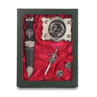 Bruce Clan Badge, Kilt Pin, Lapel Pin, Cufflinks, Keyring/Key Fob & Gift Set — Fine Pewter by Art Pewter — Made in Scotland (Shiny Finish) - Heritage Of Scotland - Gift Set