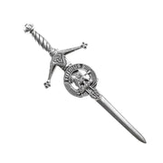 Bruce Clan Badge, Kilt Pin, Lapel Pin, Cufflinks, Keyring/Key Fob & Gift Set — Fine Pewter by Art Pewter — Made in Scotland (Shiny Finish) - Heritage Of Scotland - Kilt Pin