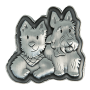 Brushed Metal Scotland Magnet – Puffin, Nessie, Coo, Collage & More - Heritage Of Scotland - Westie