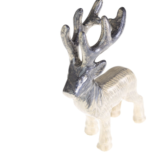 Brushed Silver Highland Stag Medium - Heritage Of Scotland - SILVER