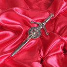 Buchanan Clan Badge, Kilt Pin, Lapel Pin, Cufflinks, Keyring/Key Fob & Gift Set — Fine Pewter by Art Pewter — Made in Scotland (Shiny Finish) - Heritage Of Scotland - Kilt Pin