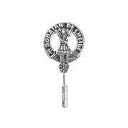 Buchanan Clan Badge, Kilt Pin, Lapel Pin, Cufflinks, Keyring/Key Fob & Gift Set — Fine Pewter by Art Pewter — Made in Scotland (Shiny Finish) - Heritage Of Scotland - Lapel Pin