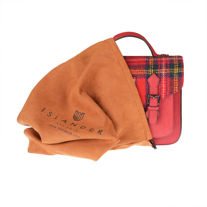 CALTON SATCHEL ROYAL STEWART - Heritage Of Scotland - STEWART ROYAL